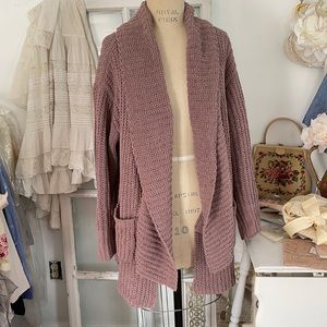 Chenille boyfriend Cardigan